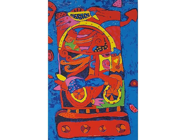 Zeefdruk simon&bruno ‘le roi et l'oseau’ - afbeelding 2 van  2