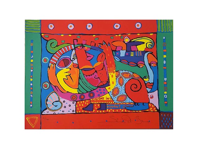 Zeefdruk simon&bruno - afbeelding 1 van  2