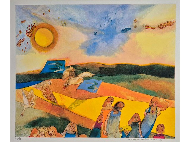 Zeefdruk susan schildknaap - afbeelding 1 van  3