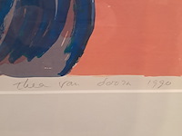 Zeefdruk, thea van doorn, justine 22/30, 1990 - afbeelding 4 van  8