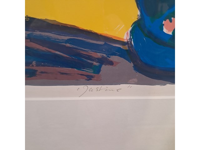 Zeefdruk, thea van doorn, justine 22/30, 1990 - afbeelding 5 van  8