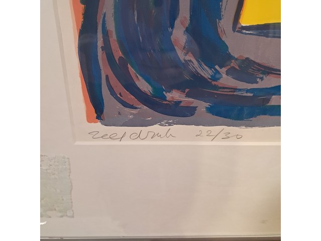 Zeefdruk, thea van doorn, justine 22/30, 1990 - afbeelding 6 van  8