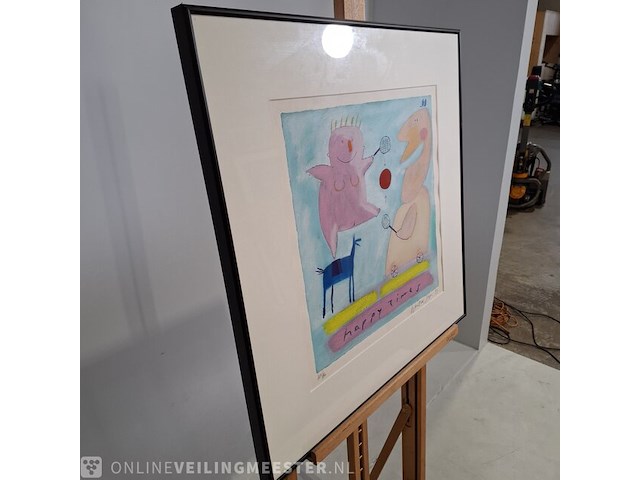 Zeefdruk, w. stips, happy times 101/150, 1999 - afbeelding 4 van  10