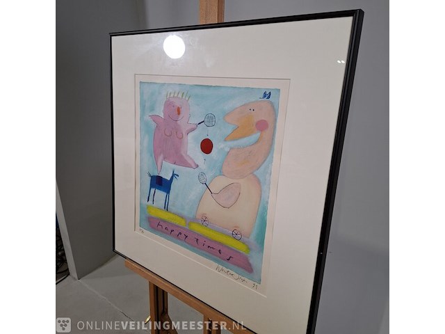 Zeefdruk, w. stips, happy times 101/150, 1999 - afbeelding 5 van  10