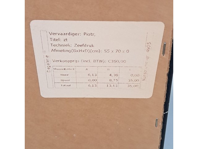 Zeefdruk - afbeelding 9 van  9