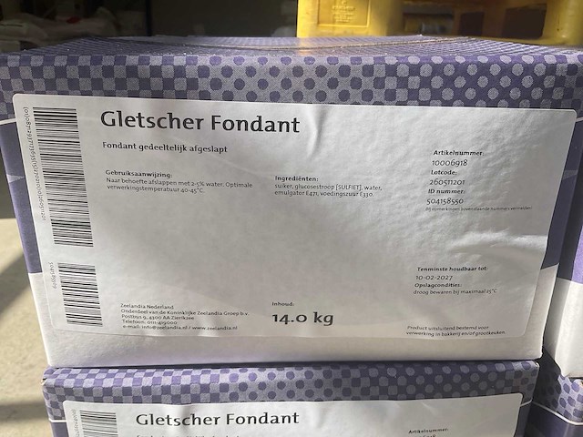 Zeelandia gletscher fondant - afbeelding 3 van  5