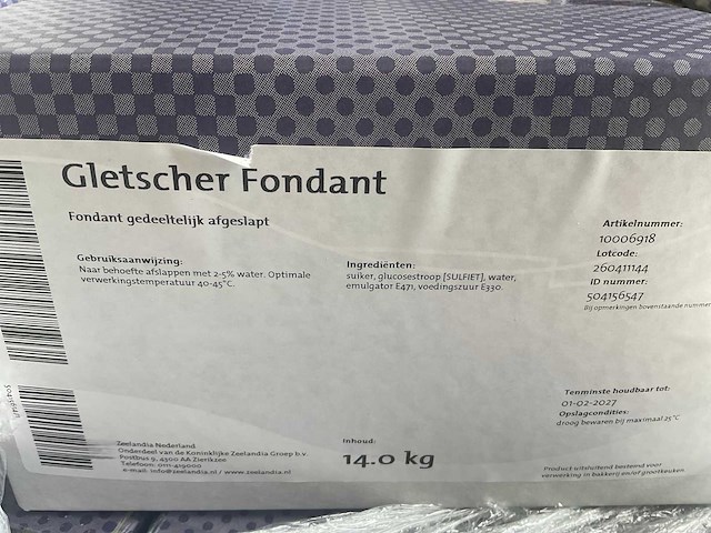 Zeelandia gletscher fondant - afbeelding 5 van  5