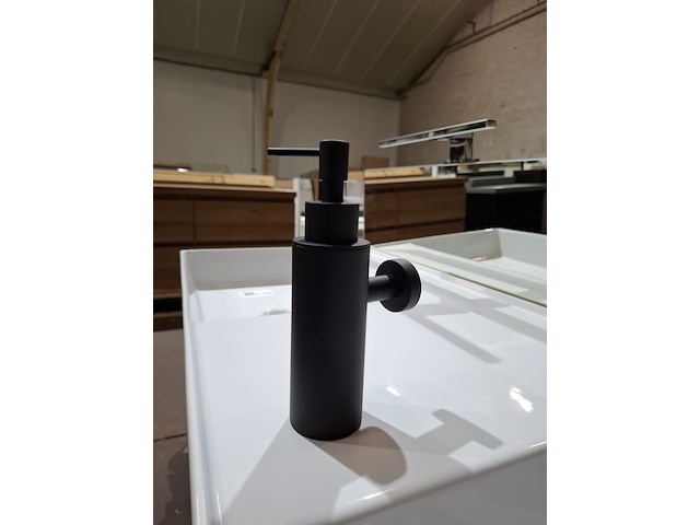 Zeepdispenser hotbath, cobber, mat zwart - afbeelding 2 van  4