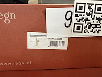 Zeepdispenser wandmodel - geborsteld goud pvd, regn - afbeelding 4 van  4