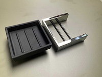 Zeephouder mat zwart chroom - afbeelding 3 van  5