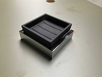 Zeephouder mat zwart chroom - afbeelding 1 van  5