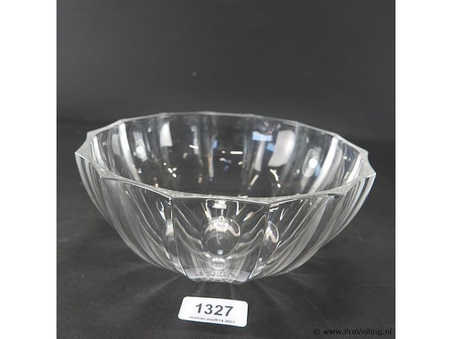 Zeer fraaie kristallen schaal - afbeelding 1 van  5