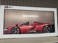 Zeer groot glas schilderij van ferrari - afbeelding 3 van  7