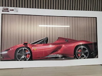 Zeer groot glas schilderij van ferrari - afbeelding 2 van  7