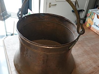 Zeer grote antieke (19de eeuw) koperen ketel - afbeelding 3 van  5