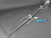 Zeer grote ijzeren bbq draaispit/braadspit - afbeelding 1 van  5