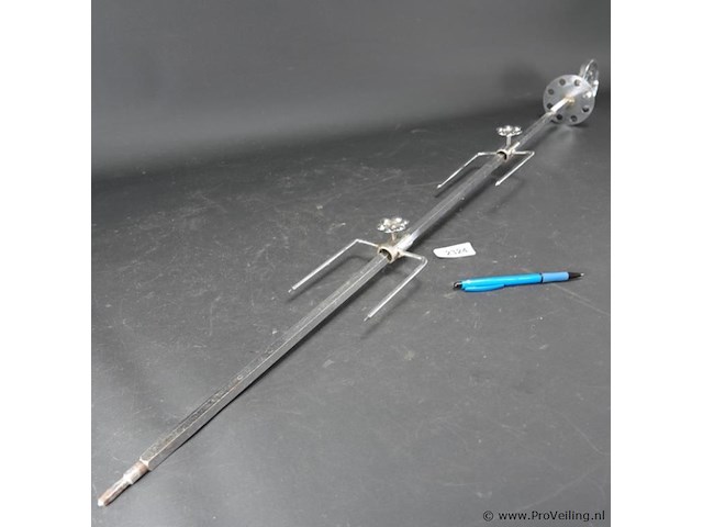 Zeer grote ijzeren bbq draaispit/braadspit - afbeelding 1 van  5