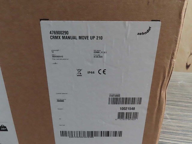 Zehnder - comforoof mx manual 210 move up - dakventilator - afbeelding 4 van  4