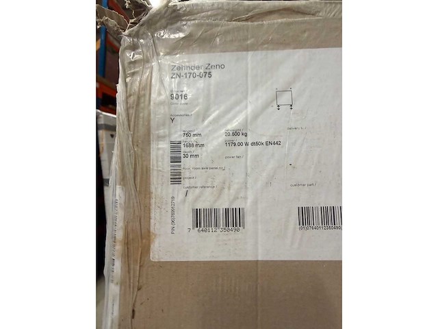 Zehnder - zeno - designradiator 169x75 cm - afbeelding 3 van  4