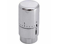 Zehnder 841278 design knoppen termostatisch, knop verchroomd - afbeelding 1 van  2