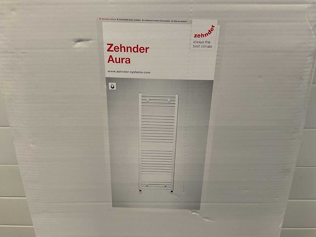 Zehnder aura pbn-180-060-05 designradiator - afbeelding 2 van  3
