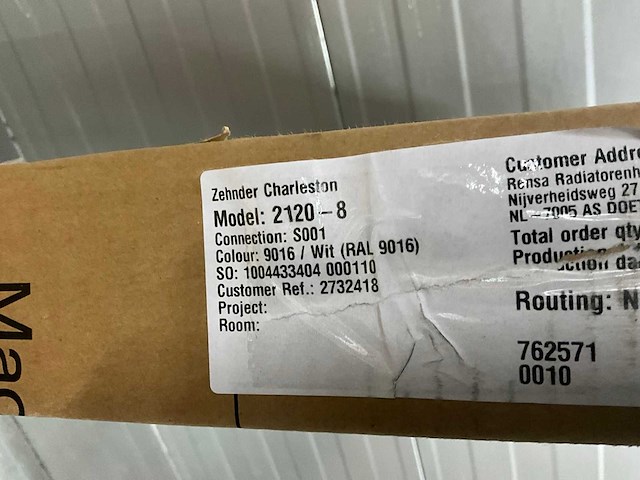 Zehnder charleston 2120 designradiator 8 elementen - afbeelding 5 van  5