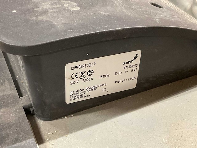 Zehnder comfoair e 300 l p wtw-unit - afbeelding 4 van  6