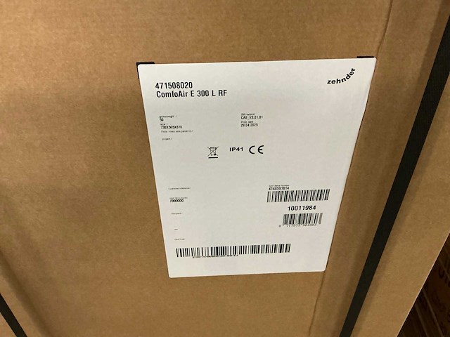 Zehnder comfoair e300 l rf wtw-unit - afbeelding 3 van  3