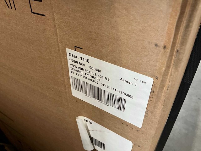 Zehnder comfoair e400 r p wtw-unit - afbeelding 5 van  5