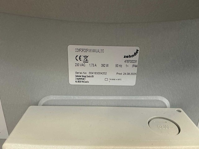 Zehnder conforoof mx manual 310 ventilatie - afbeelding 3 van  4