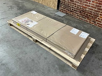 Zehnder designradiator metropolitan bar mix wit 1540x600mm (cv 871w+el 750w) - afbeelding 3 van  5