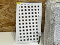 Zehnder torino designrooster rechthoek wit (14x) - afbeelding 2 van  5