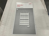 Zehnder zeta elek. designradiator 1274x500 - afbeelding 2 van  5