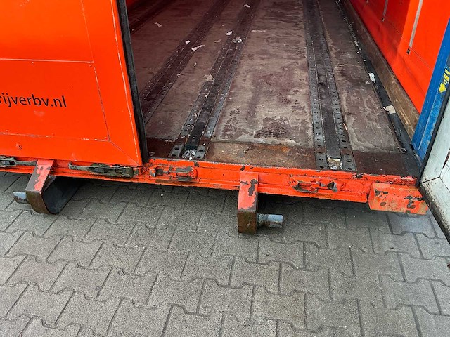 Zeil container met haakarm, opslagcontainer - afbeelding 6 van  19