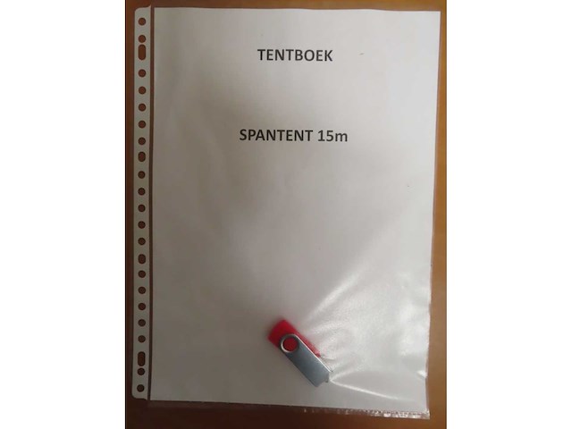 Zeil voor spantent 15x30 - afbeelding 1 van  1