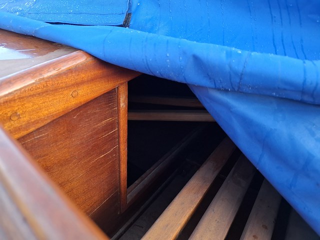 Zeilboot incl. trailer bruynzeel valk, bouwjaar ca 1940 - afbeelding 8 van  16