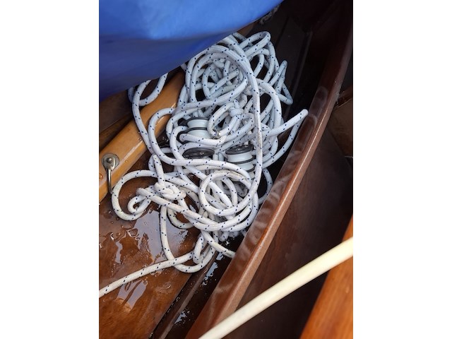 Zeilboot incl. trailer bruynzeel valk, bouwjaar ca 1940 - afbeelding 9 van  16