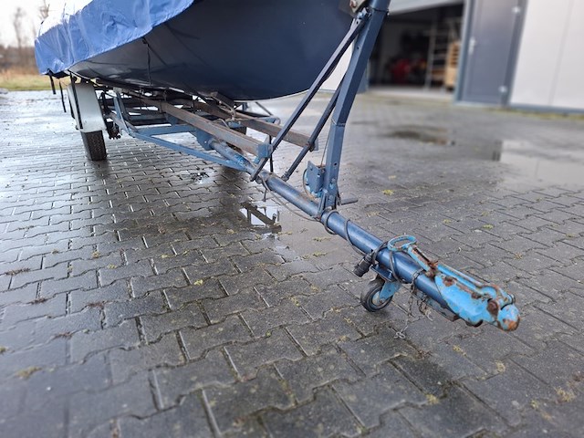 Zeilboot incl. trailer flying dutchman, fd, bouwjaar ca 1952 - afbeelding 12 van  16