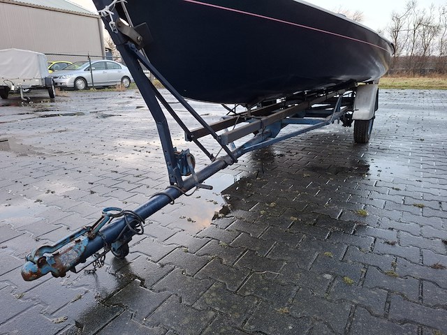 Zeilboot incl. trailer flying dutchman, fd, bouwjaar ca 1952 - afbeelding 13 van  16