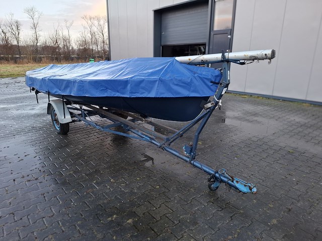 Zeilboot incl. trailer flying dutchman, fd, bouwjaar ca 1952 - afbeelding 1 van  16