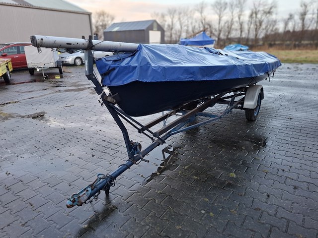 Zeilboot incl. trailer flying dutchman, fd, bouwjaar ca 1952 - afbeelding 2 van  16