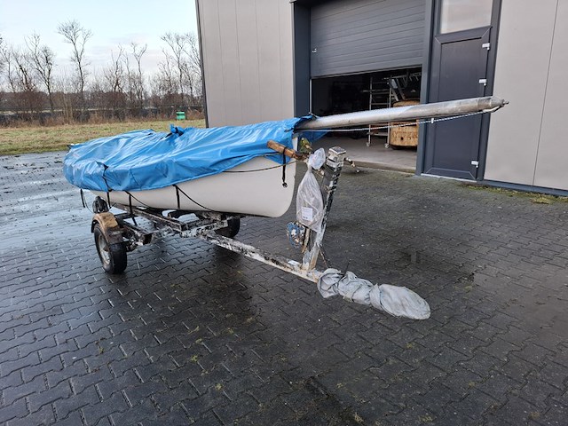 Zeilboot incl. trailer flying junior - afbeelding 1 van  14