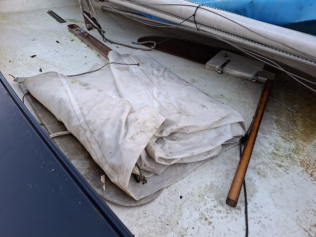 Zeilboot incl. trailer flying junior - afbeelding 8 van  14