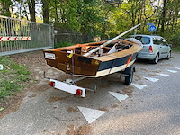Zeilboot + trailer - afbeelding 1 van  5