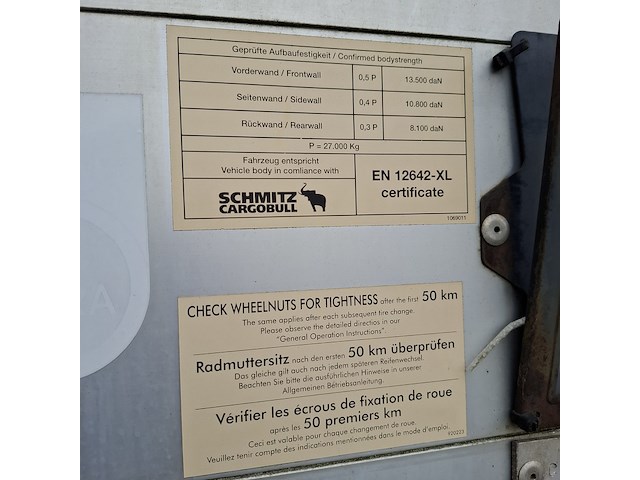 Zeiltrailer, schmitz - afbeelding 27 van  29