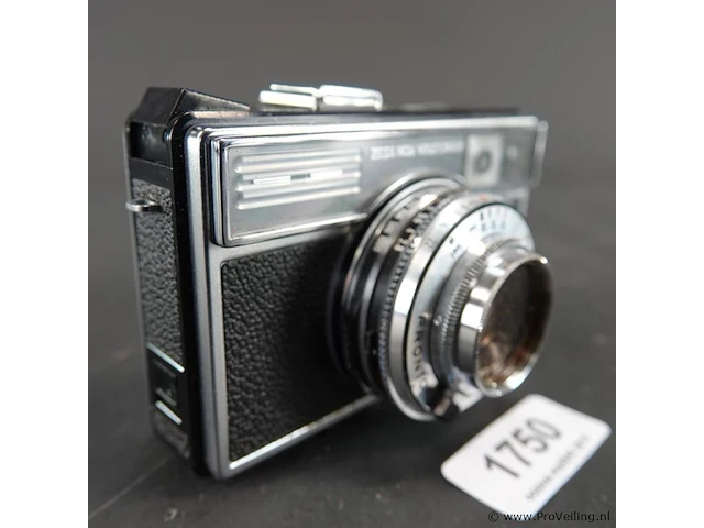 Zeiss ikon voigtländer vitessa 500 s analoge 35mm-camera te zijn, uitgerust met een prontor-sluiter en een vast objectief - afbeelding 1 van  7