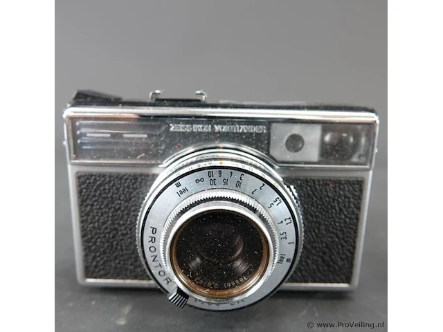 Zeiss ikon voigtländer vitessa 500 s analoge 35mm-camera te zijn, uitgerust met een prontor-sluiter en een vast objectief - afbeelding 2 van  7