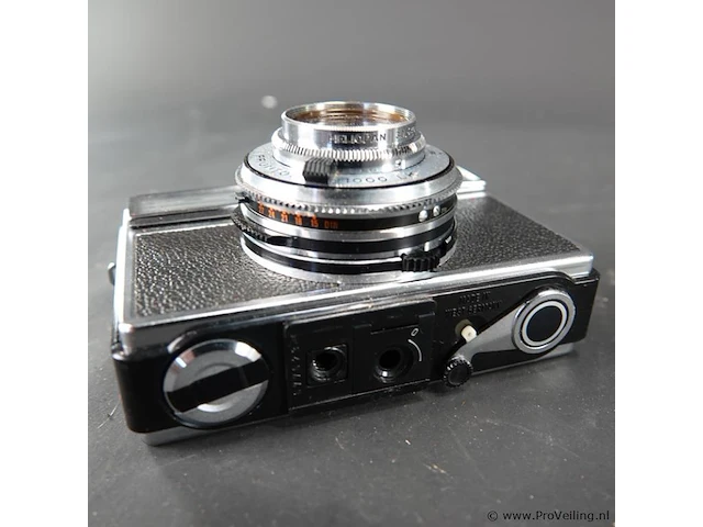 Zeiss ikon voigtländer vitessa 500 s analoge 35mm-camera te zijn, uitgerust met een prontor-sluiter en een vast objectief - afbeelding 5 van  7