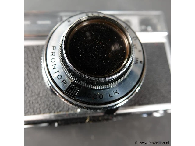 Zeiss ikon voigtländer vitessa 500 s analoge 35mm-camera te zijn, uitgerust met een prontor-sluiter en een vast objectief - afbeelding 6 van  7