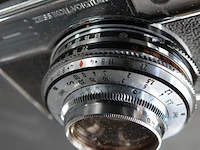 Zeiss ikon voigtländer vitessa 500 s analoge 35mm-camera te zijn, uitgerust met een prontor-sluiter en een vast objectief - afbeelding 7 van  7